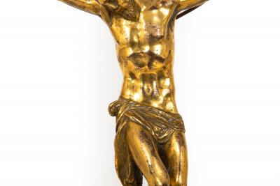 German Gilt Bronze Corpus Christi after Guglielmo della Porta 17th century