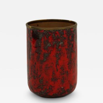 German Graflich Ortenburg Manner Fat Lava Glaze Cup