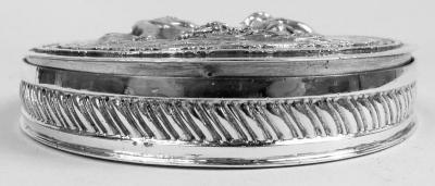 German Hanau Rococo Sterling Silver Trinket Box