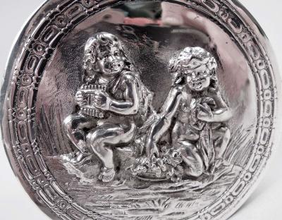 German Hanau Rococo Sterling Silver Trinket Box