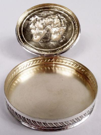 German Hanau Rococo Sterling Silver Trinket Box