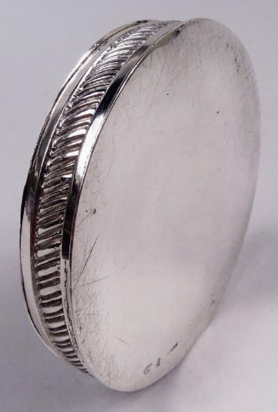 German Hanau Rococo Sterling Silver Trinket Box