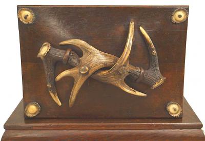 German Horn and Oak Cellarette