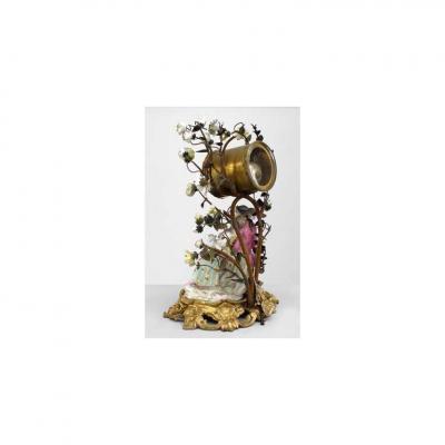 German Meissen Porcelain Clock