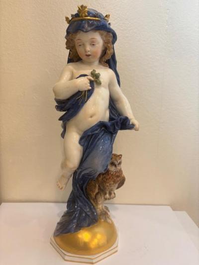 German Meissen porcelain figure of a cupid