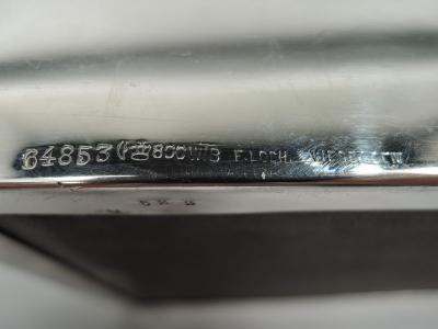 German Modern Silver and Shagreen Silver Box