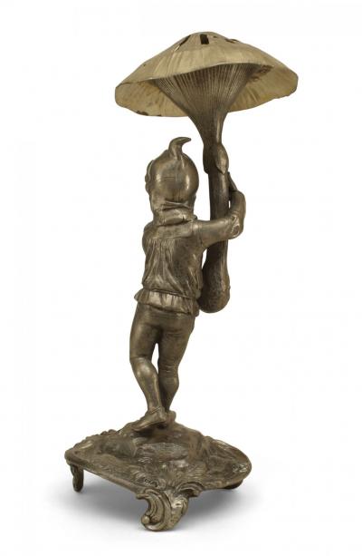 German Pewter Mushroom Gnome
