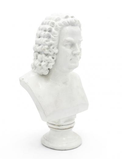 German Plaster Bach Bust