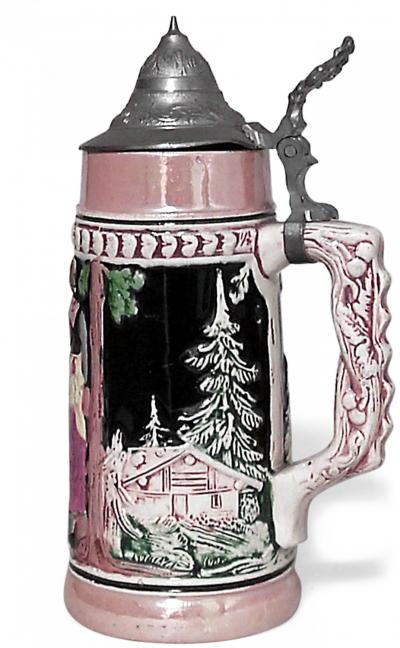 German Porcelain Beer Stein