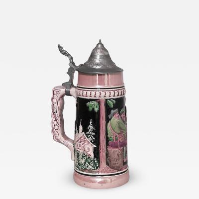 German Porcelain Beer Stein