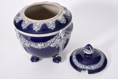 German Porcelain Covered Decorative Piece