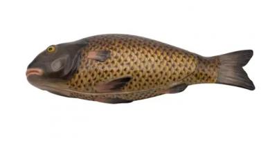 German Porcelain Fish Form Box