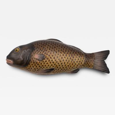 German Porcelain Fish Form Box