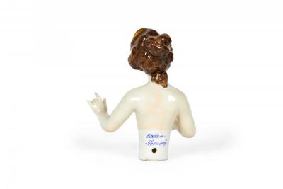 German Porcelain Nude Lady Figure