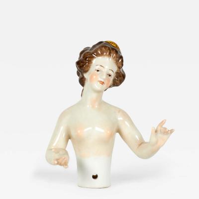 German Porcelain Nude Lady Figure
