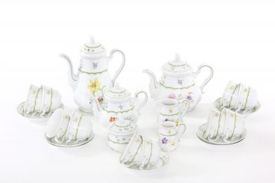 German Porcelain Tea Coffee Service For Ten