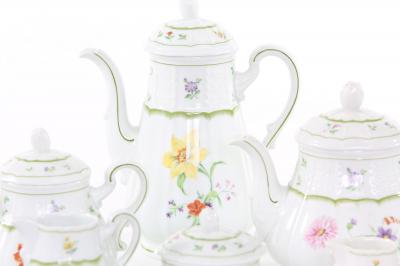 German Porcelain Tea Coffee Service For Ten