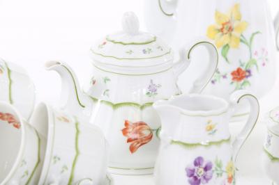 German Porcelain Tea Coffee Service For Ten