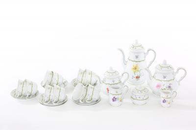 German Porcelain Tea Coffee Service For Ten