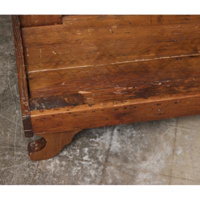 German Rustic Pine Chaise