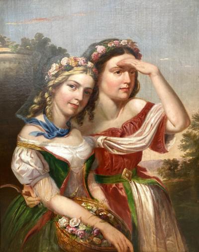 German School Bavarian Flower Girls 