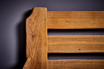 German Studio Bed Frame in solid Oak 1960s
