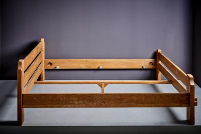 German Studio Bed Frame in solid Oak 1960s