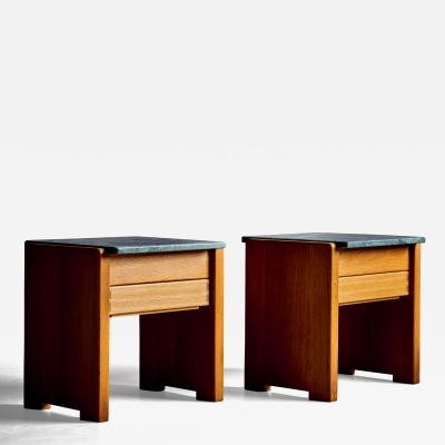 German Studio works pair of bedside tables 1970s