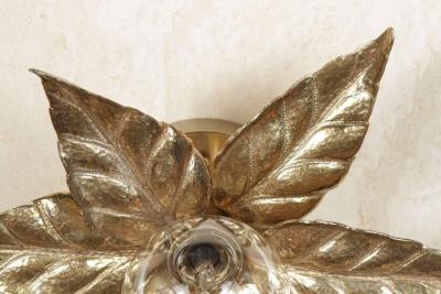 German Stylized Flower Sconces