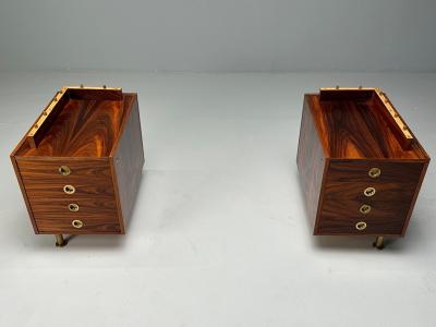 Geroge Coslin Arredamenti Italian Mid Century Modern Writing Desk Rosewood