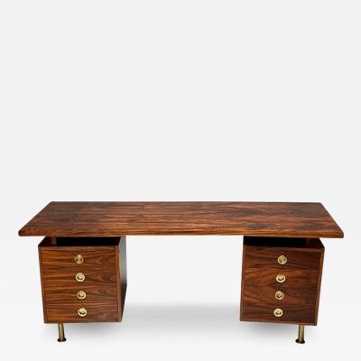 Geroge Coslin Arredamenti Italian Mid Century Modern Writing Desk Rosewood