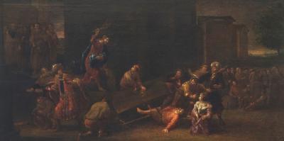 Gerrit Willemsz Horst The Cleansing of the Temple