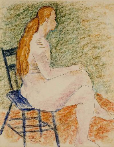 Gershon Benjamin The Blue Chair 