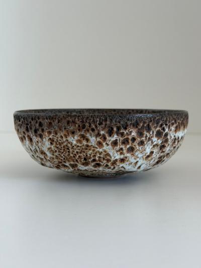 Gertrud Otto Natzler Gertrud and Otto Natzler Crater Glazed Bowl 1948