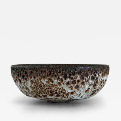 Gertrud Otto Natzler Gertrud and Otto Natzler Crater Glazed Bowl 1948