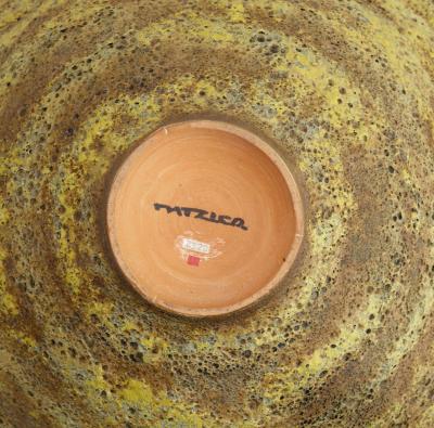 Gertrud Otto Natzler Gertrud and Otto Natzler Important Large Sulphur Crater Bowl 1959