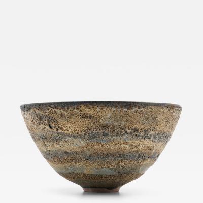 Gertrud Otto Natzler Gertrud and Otto Natzler Large Volcanic Bowl 1955c 