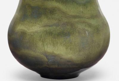 Gertrud Otto Natzler Gertrud and Otto Natzler Rare Mariposa Glaze Vase Form 1963