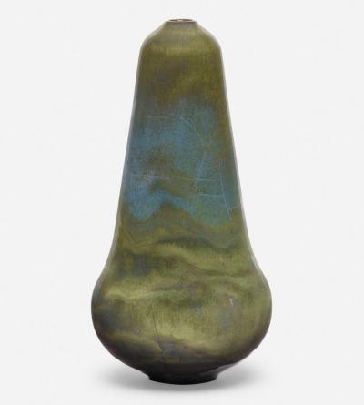 Gertrud Otto Natzler Gertrud and Otto Natzler Rare Mariposa Glaze Vase Form 1963