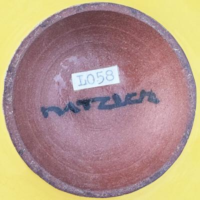 Gertrud Otto Natzler Gertrude Otto Natzler Large Yellow Glaze Ceramic Bowl 1960