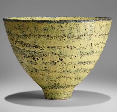 Gertrud Otto Natzler Otto Natzler and Gertrud Natzler Monumental Studio Bowl 1956