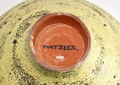 Gertrud Otto Natzler Otto Natzler and Gertrud Natzler Monumental Studio Bowl 1956
