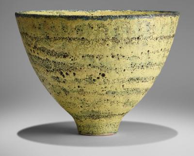 Gertrud Otto Natzler Otto Natzler and Gertrud Natzler Monumental Studio Bowl 1956