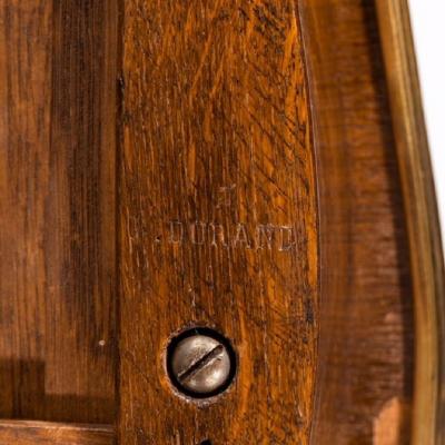 Gervais Durand Pair of kingwood card tables by G Durand