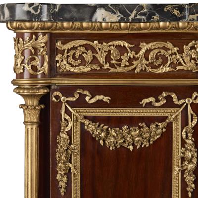Gervais Maximilien Eug ne Durand Pair of French antique Vernis Martin commodes by Durand