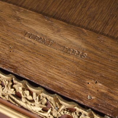 Gervais Maximilien Eug ne Durand Pair of French antique Vernis Martin commodes by Durand