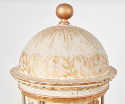 Gesso and Gilt Domed 18th c Architectural Model