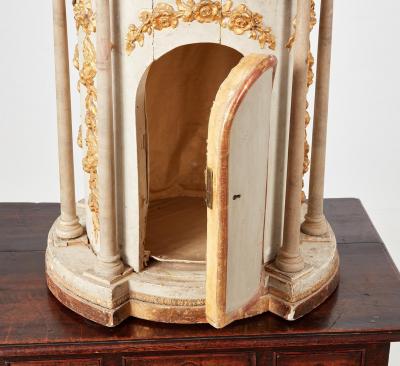 Gesso and Gilt Domed 18th c Architectural Model