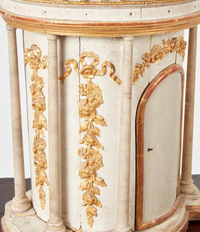 Gesso and Gilt Domed 18th c Architectural Model