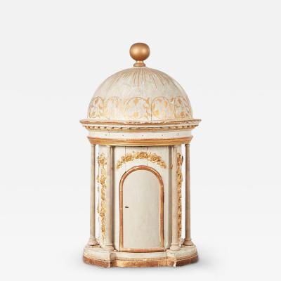 Gesso and Gilt Domed 18th c Architectural Model